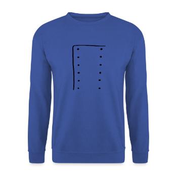 Cuisinier cuisinier cadeau gastronomie rengaine drôle - Sweat-shirt Unisexe - bleu royal - Devant - Alina (178cm) & Michal (187cm)