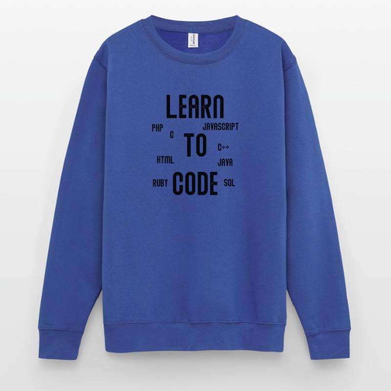 Learn To Code Programmieren Informatiker Geschenk Unisex Pullover
