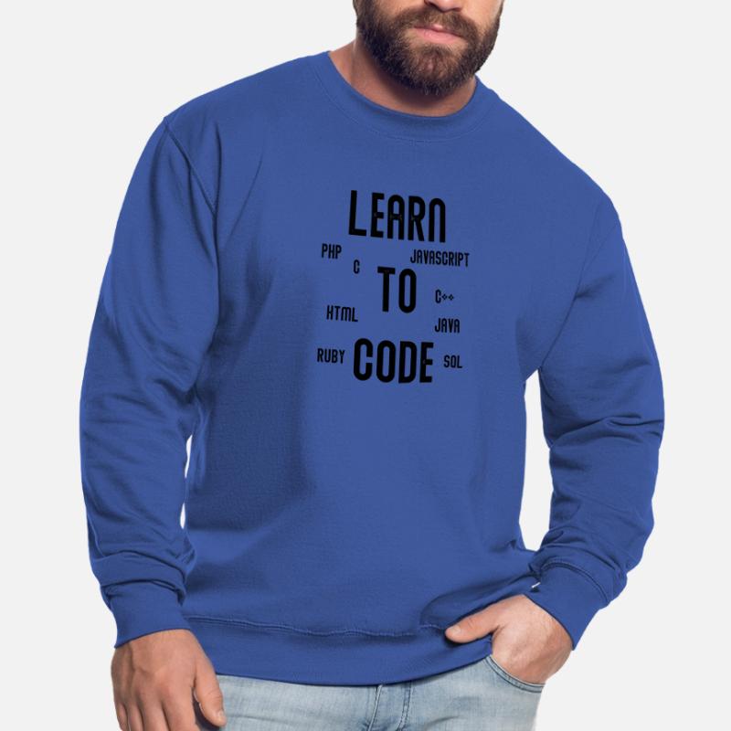 Learn To Code Programmieren Informatiker Geschenk Unisex Pullover