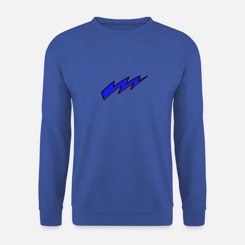 Blitz blau - Unisex Pullover - Royalblau