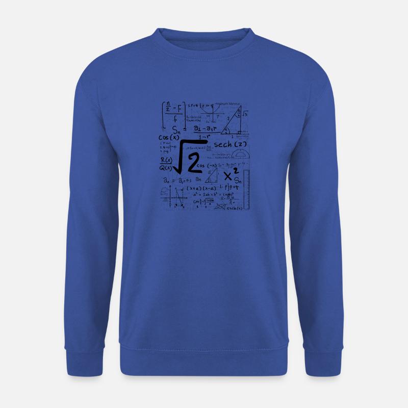 math formula - Unisex Pullover - Royalblau