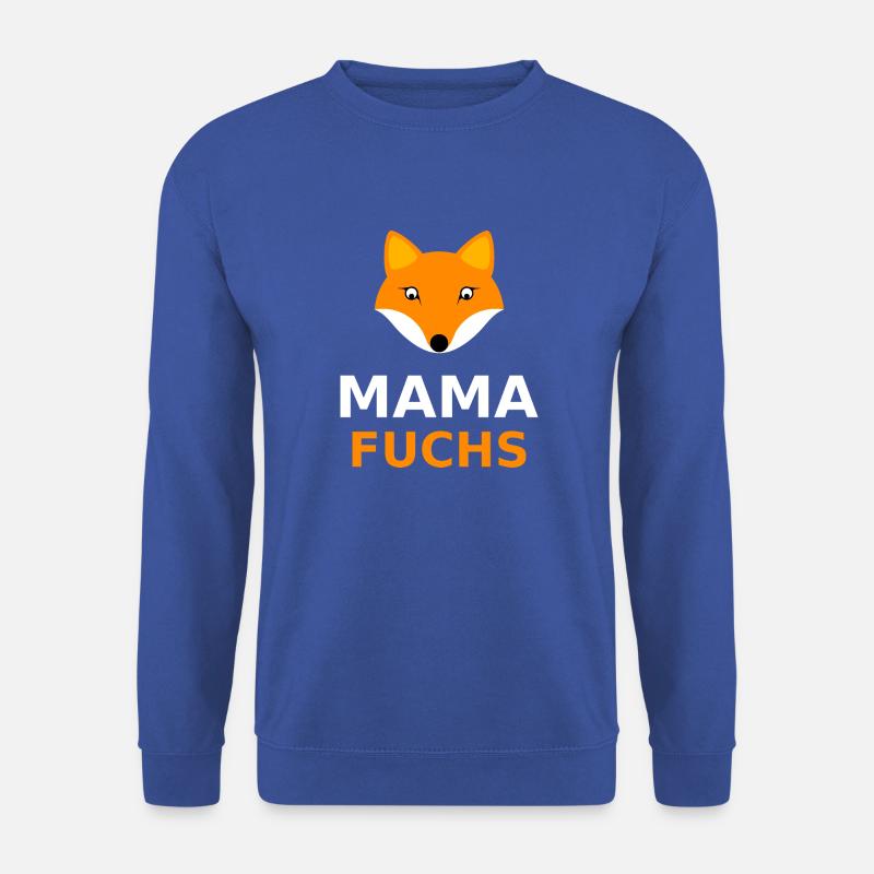 Mama Fuchs Partnerlook - Unisex Pullover - Royalblau