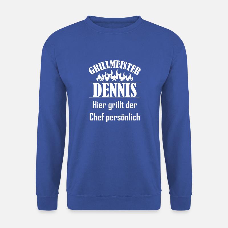 Grillmeister Dennis Chef - Unisex Pullover - Royalblau
