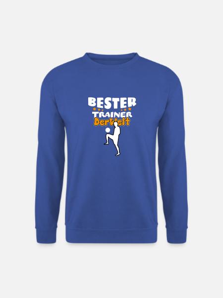 Bester Trainer der Welt - Unisex Pullover - Royalblau