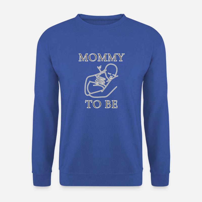 Conception de silhouette de maman en devenir - Sweat-shirt Unisexe - bleu royal