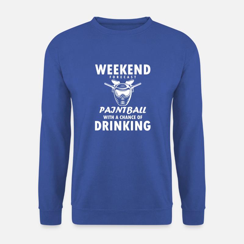 Paintball Airsoft - Unisex Pullover - Royalblau