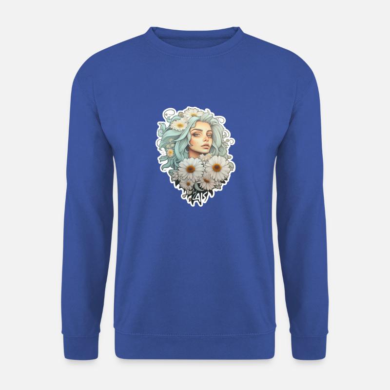 Margeriten Mädchen - Unisex Pullover - Royalblau