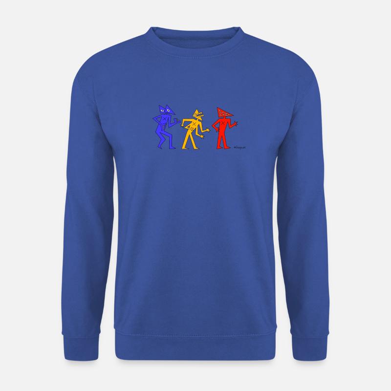 Bonhommes Kheops Art - Unisex Pullover - Royalblau