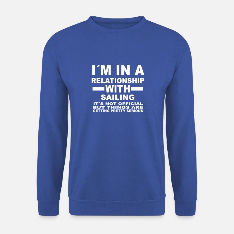 relation avec SAILING - Sweat-shirt Unisexe - bleu royal