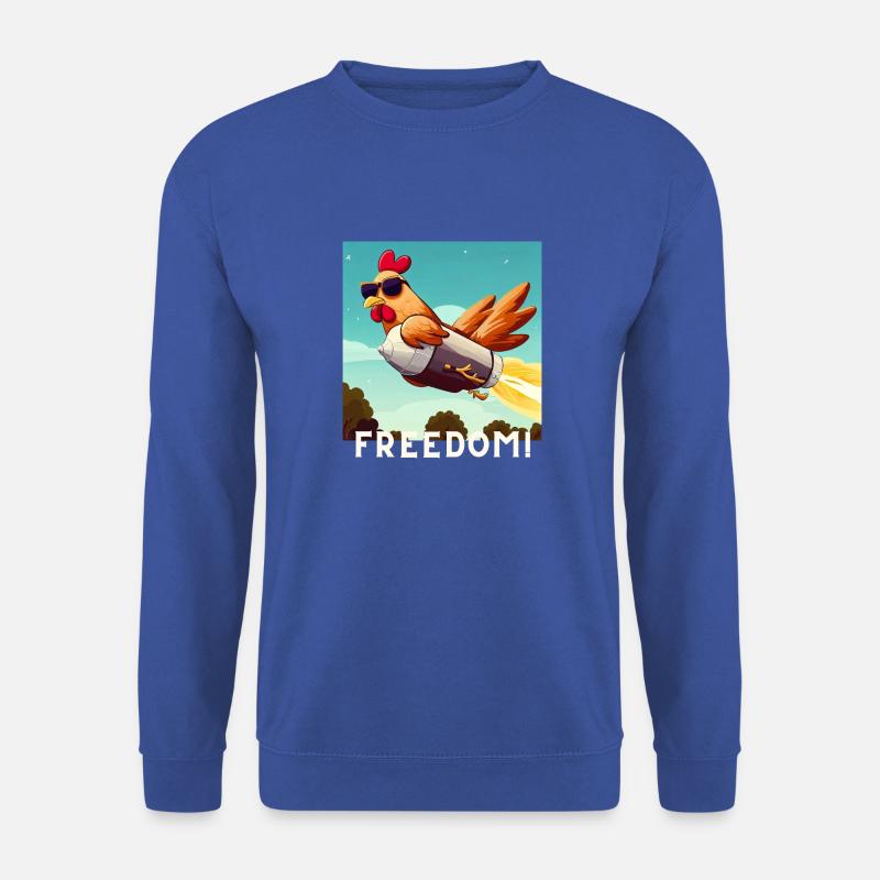 Freedom Chicken - Unisex Sweatshirt - royal blue