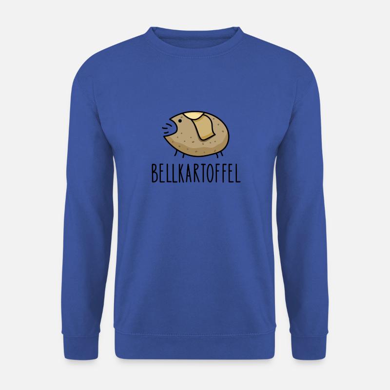 Lustige Pellkartoffel bellt - Unisex Pullover - Royalblau