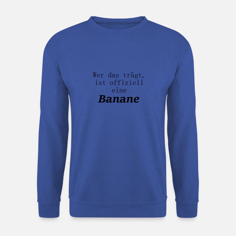 Banane - Unisex Pullover - Royalblau