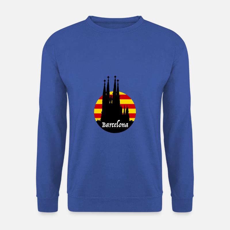 Barcelona - Unisex Pullover - Royalblau