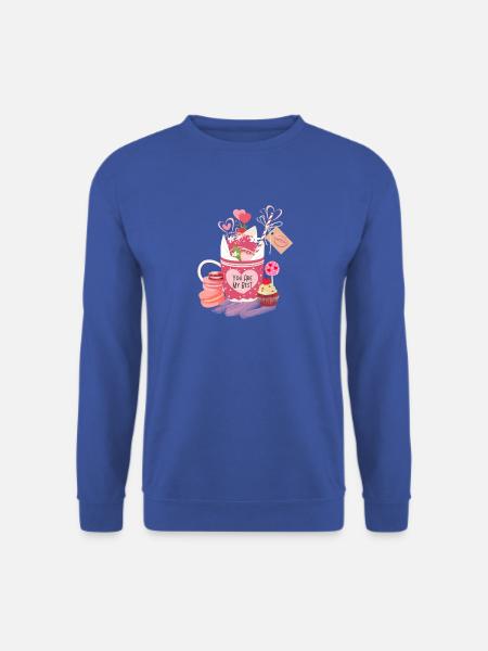 Valentinstag Geschenk,Happy Valentine's Day Shirt - Unisex Pullover - Royalblau