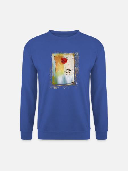 Abstraktes Gemälde, inspiriert von Carmina Burana - Unisex Pullover - Royalblau