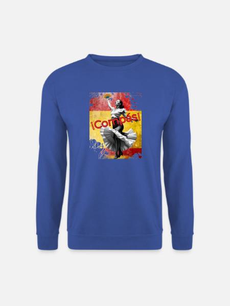 Flamenco-Tänzer Compas! Abanico - Unisex Pullover - Royalblau