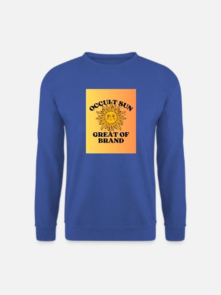 Versteckte Sonne Großes Zeichen - Unisex Pullover - Royalblau