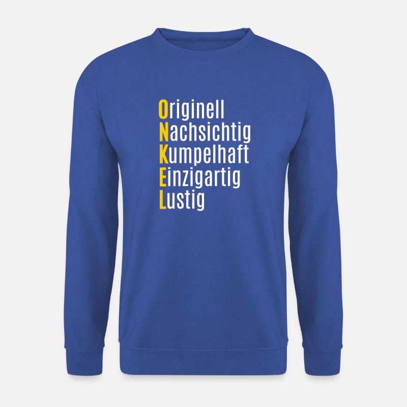 Bester Onkel Geschenk lustige Geschenkidee - Unisex Pullover - Royalblau