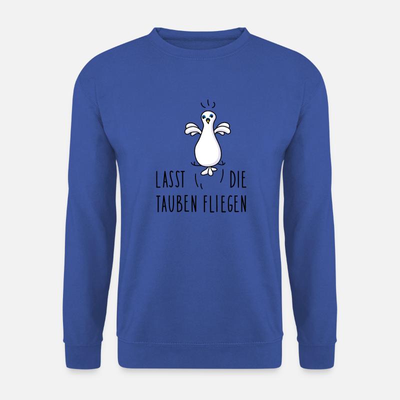 Taube für den Frieden - Unisex Pullover - Royalblau