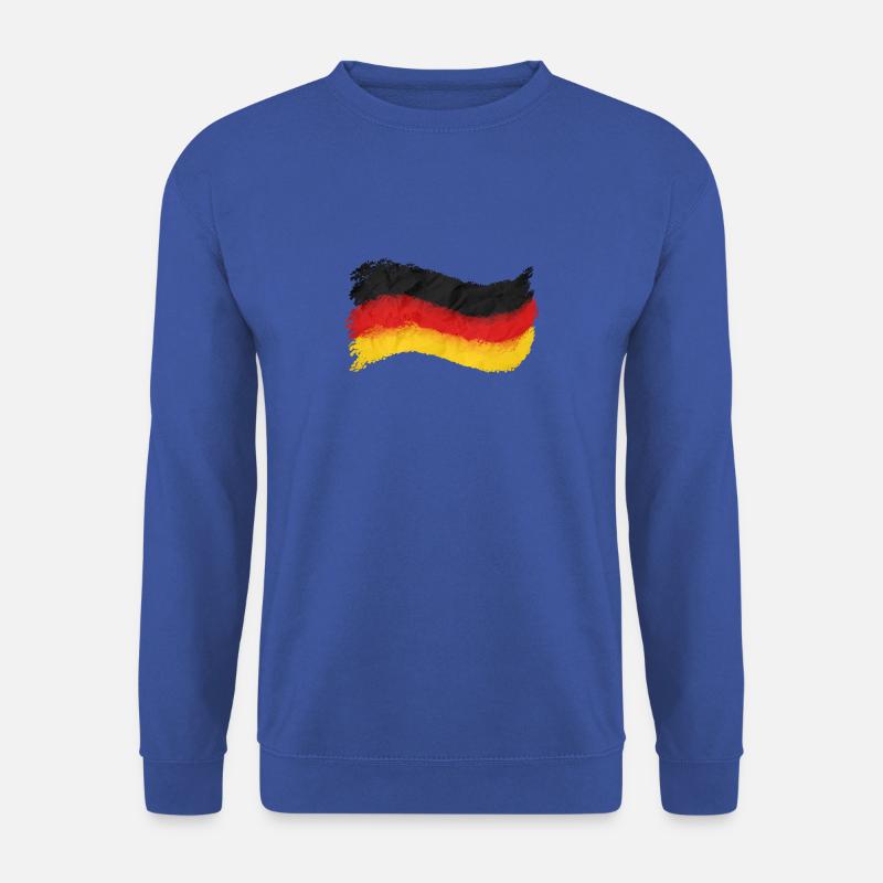 Deutschland Flagge - Unisex Pullover - Royalblau