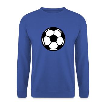 ballon de foot football 9 2 - Sweat-shirt Unisexe - bleu royal - Devant - Alina (178cm) & Michal (187cm)