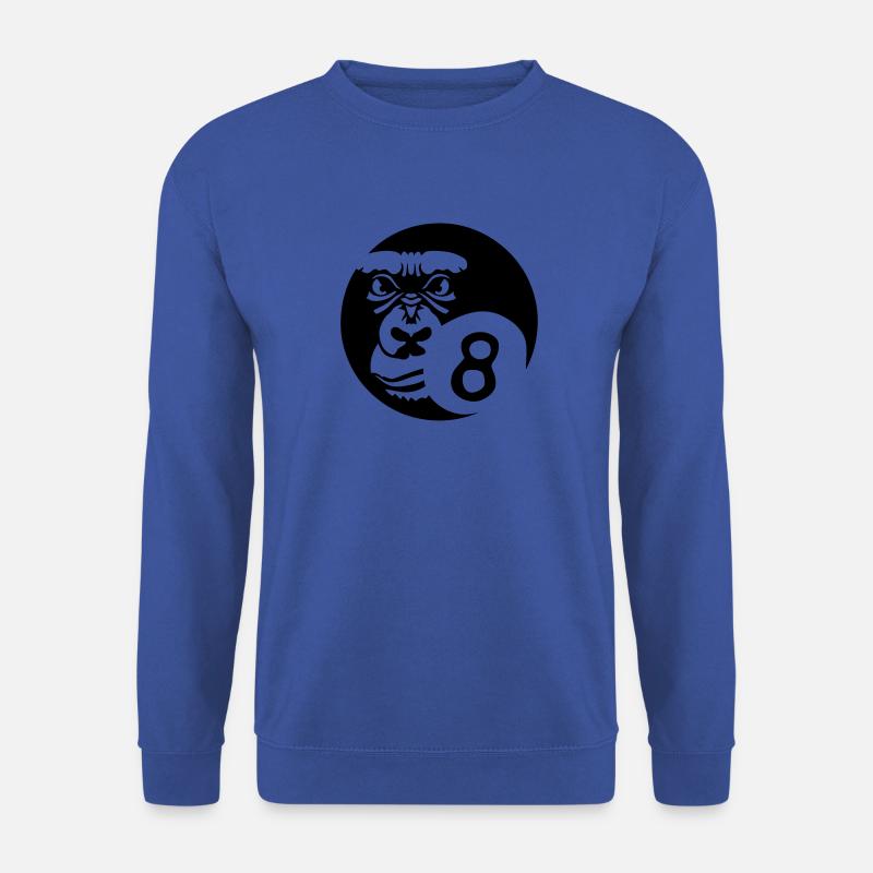 Ball Billard Gorilla Logo Sport 0 - Unisex Pullover - Royalblau