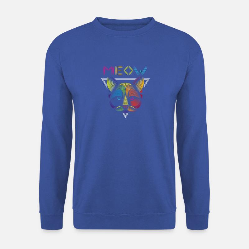 Katze, Kater - Unisex Pullover - Royalblau