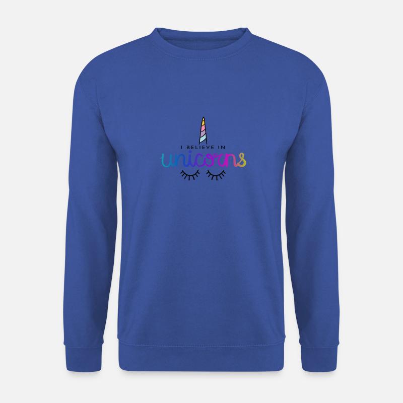 Einhorn / Unicorn - Unisex Pullover - Royalblau