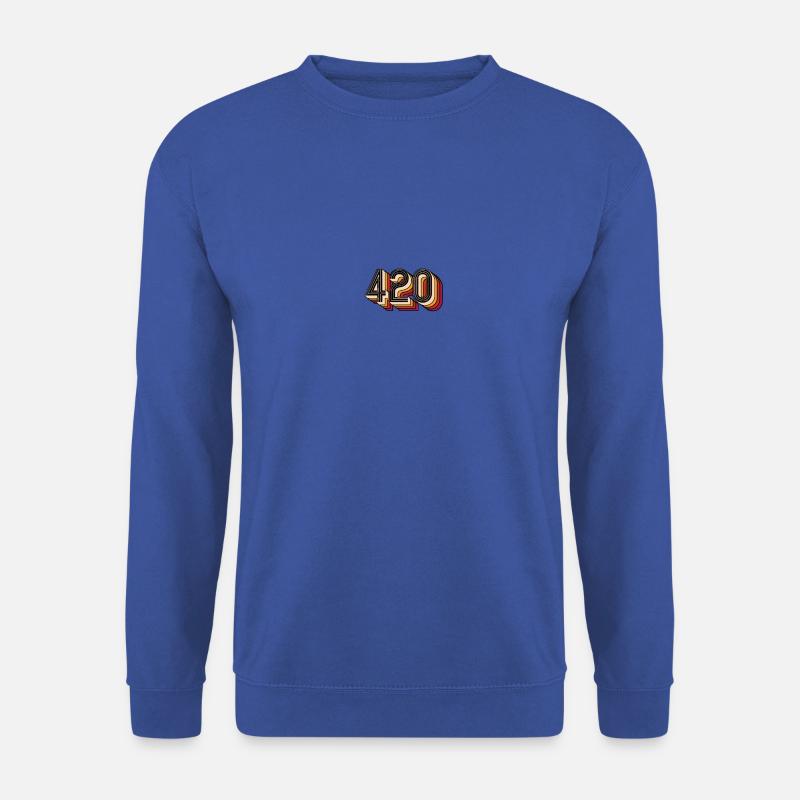 420 Retro - Unisex Pullover - Royalblau