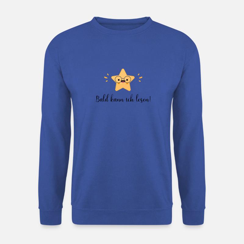 Bald kann ich lesen - Unisex Pullover - Royalblau