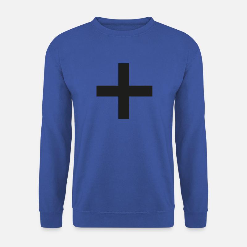 plus - Unisex Pullover - Royalblau