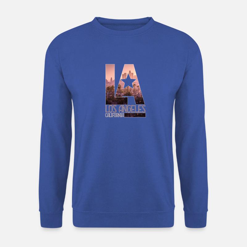 Los Angeles California - Unisex Pullover - Royalblau