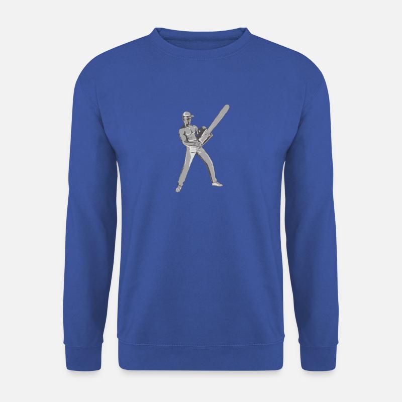 Mann mit Kettensäge - Unisex Pullover - Royalblau