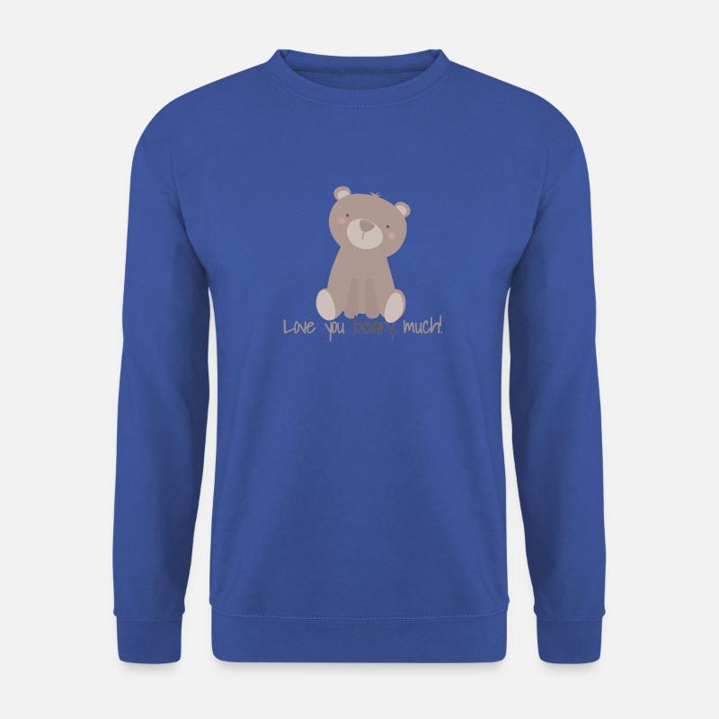Love you beary much Bär Süß Liebe - Unisex Pullover - Royalblau