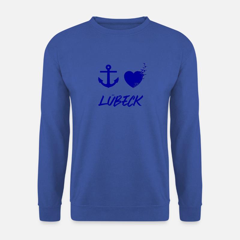 I love Lübeck - Unisex Pullover - Royalblau