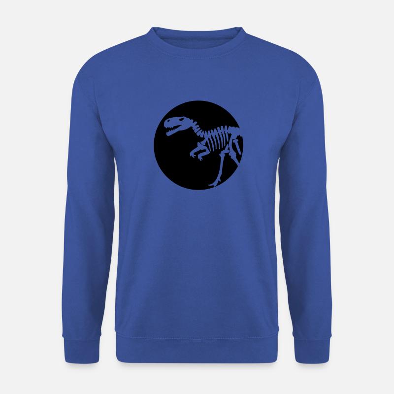t rex skull - Unisex Pullover - Royalblau