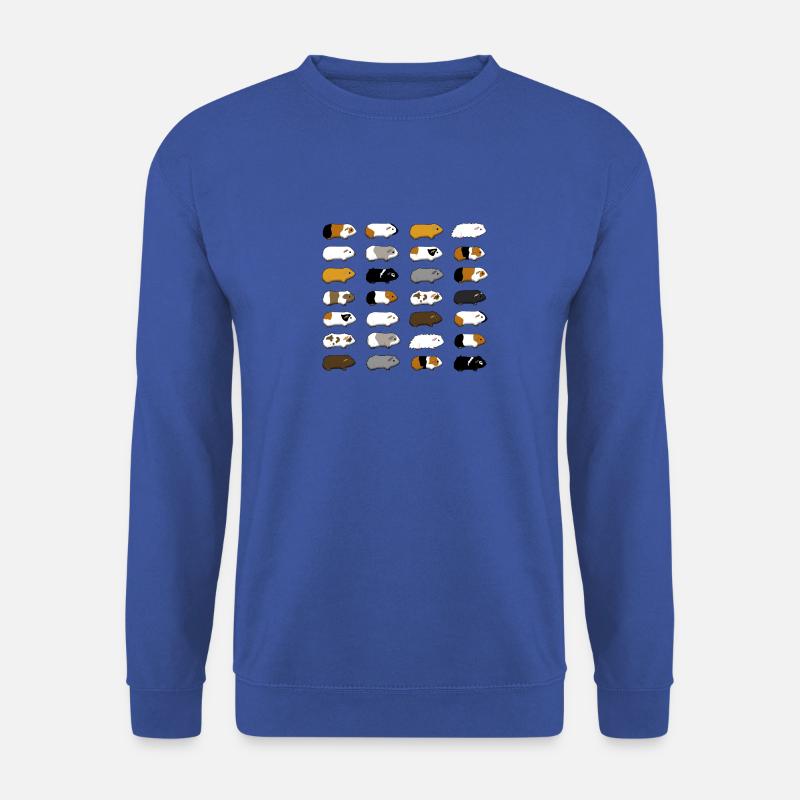 Meerschweinchen hintereinander - Unisex Pullover - Royalblau