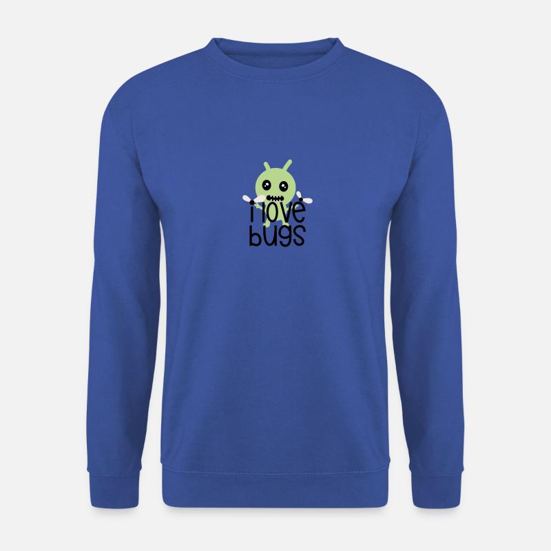 I love bugs - Unisex Pullover - Royalblau