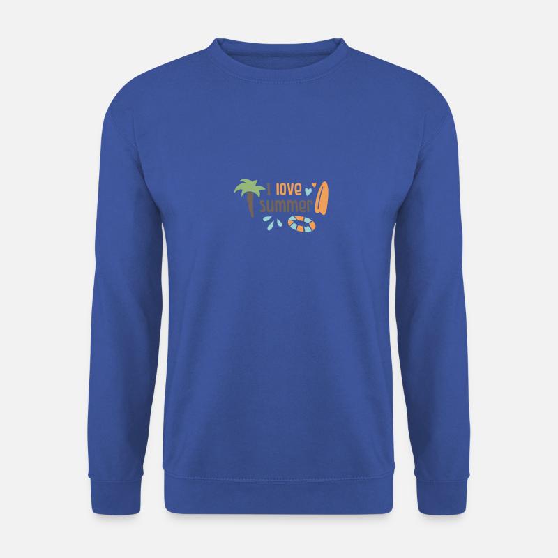 I love summer - Unisex Pullover - Royalblau