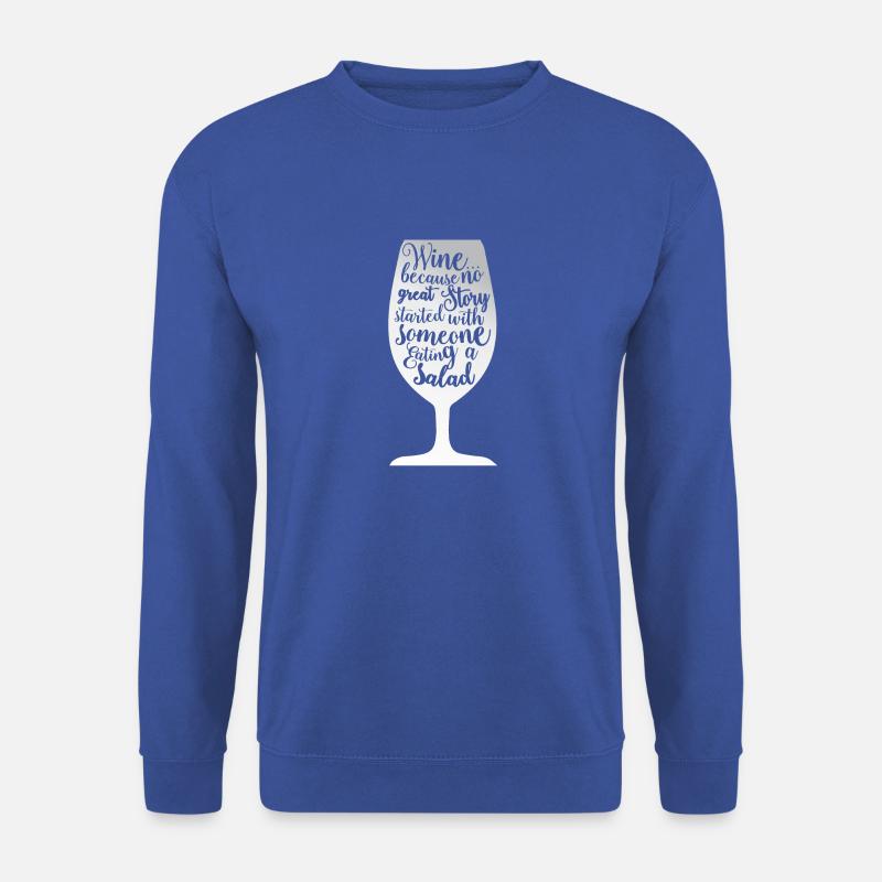 Wein - Unisex Pullover - Royalblau