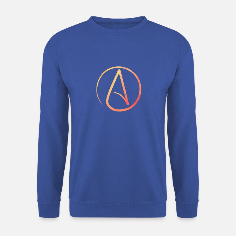 Atheismus Symbol - Atheist - Unisex Pullover - Royalblau