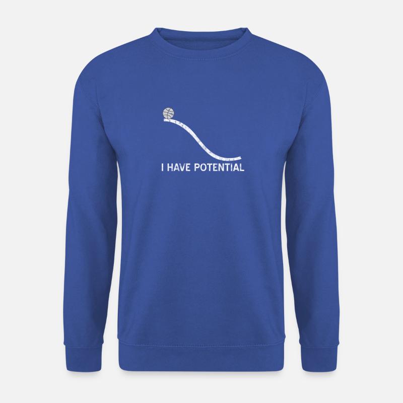 Potential Physics Kinetic Energy Gift - Unisex Sweatshirt - royal blue