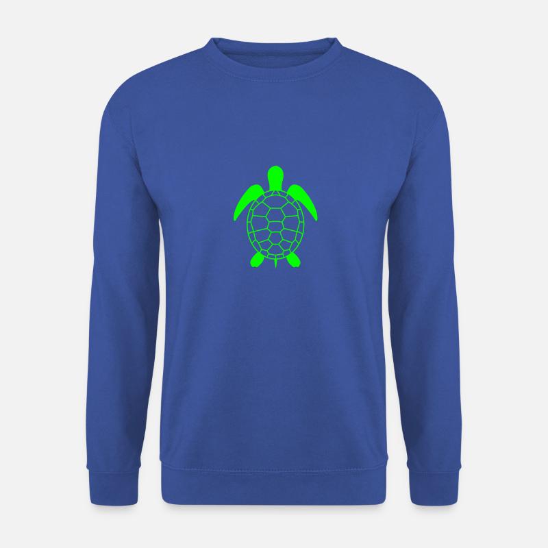 Grüne Schildkröte Fun Shirt Geschenkidee Reptil - Unisex Pullover - Royalblau