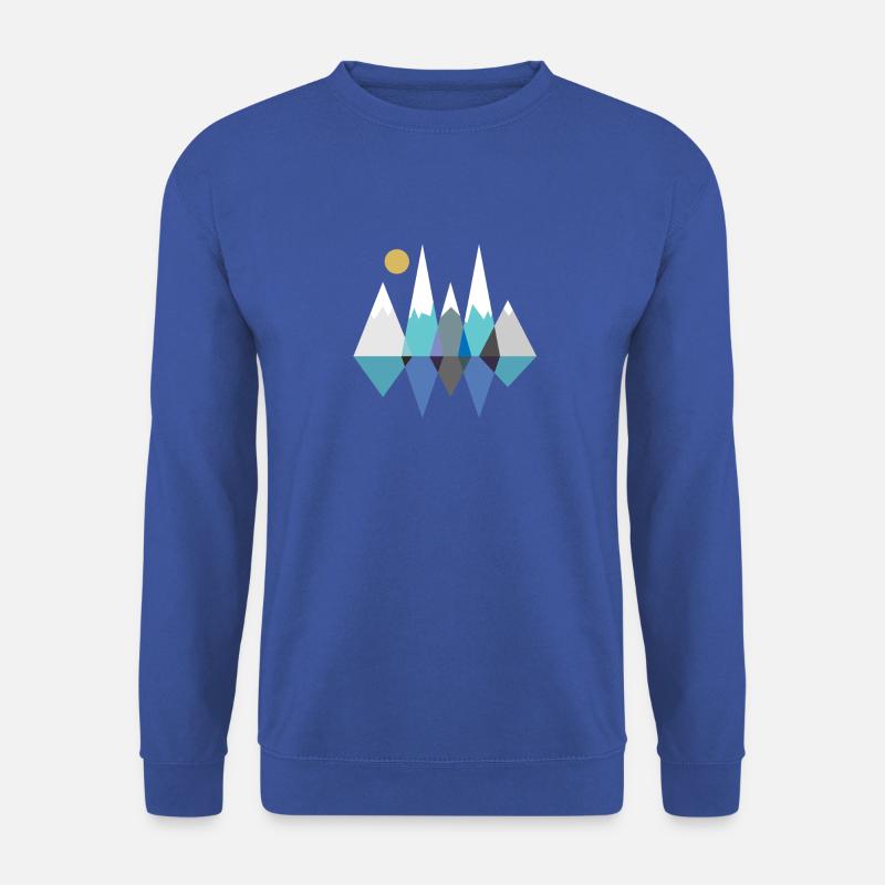 Berge - Unisex Pullover - Royalblau