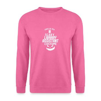 Scary Library Wizard - Unisex Sweatshirt - pink - Front