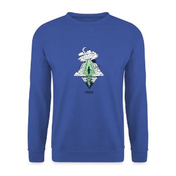 Homesick - Homesick for alien worlds - Unisex Sweatshirt - royal blue - Front - Alina (178cm) & Michal (187cm)