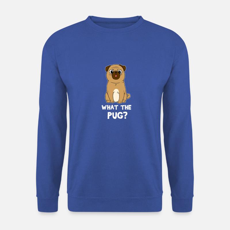 Was Zum Mops Hund - Unisex Pullover - Royalblau