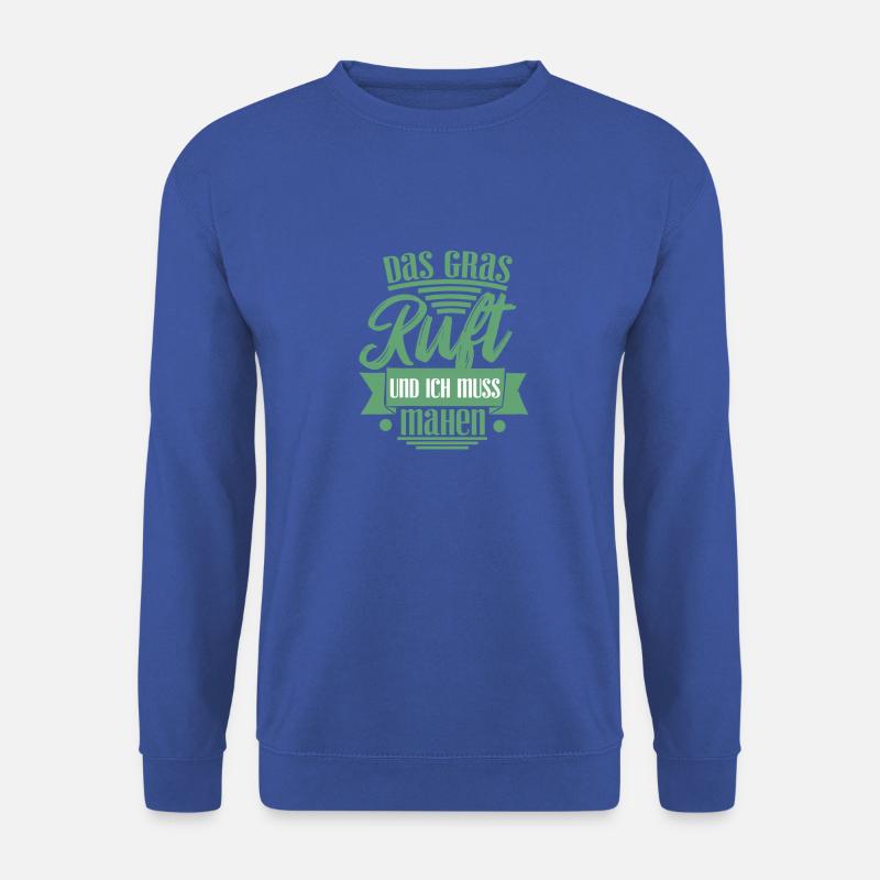 Rasen Mäher - Unisex Pullover - Royalblau