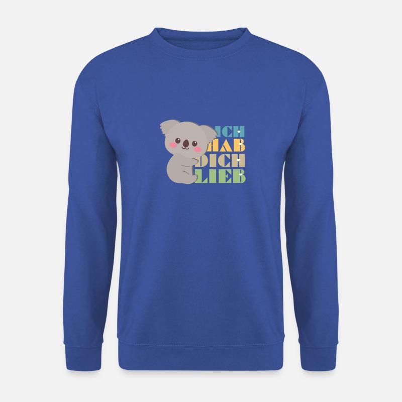 Ich Hab Dich Lieb Koala - Unisex Pullover - Royalblau
