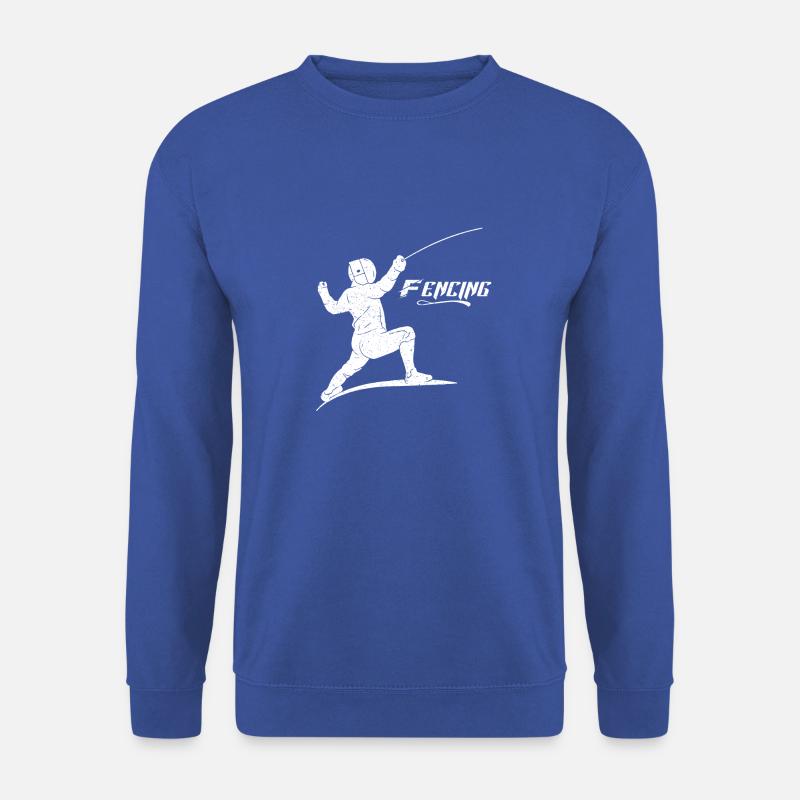 Fencing Fechten - Unisex Pullover - Royalblau